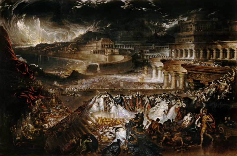 The Fall of Nineveh à John Martin
