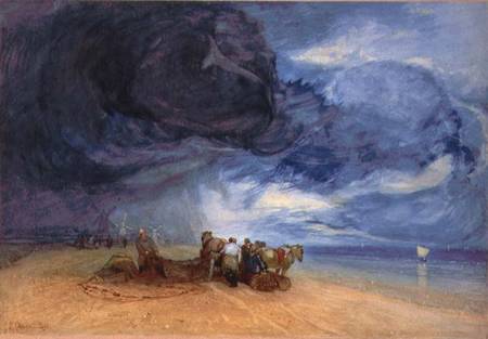 Storm on Yarmouth Beach à John Sell Cotman