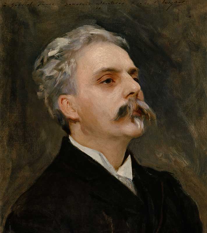Portrait of Gabriel Faure (1845-1924) à John Singer Sargent