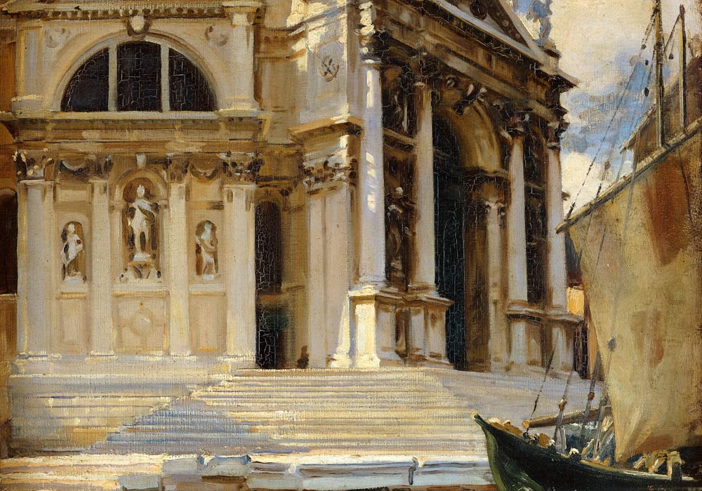 Santa Maria della Salute, Venedig. à John Singer Sargent