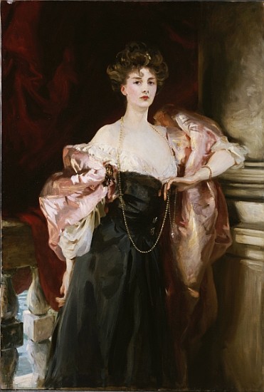 Portrait of Lady Helen Vincent, Viscountess D''Abernon à John Singer Sargent