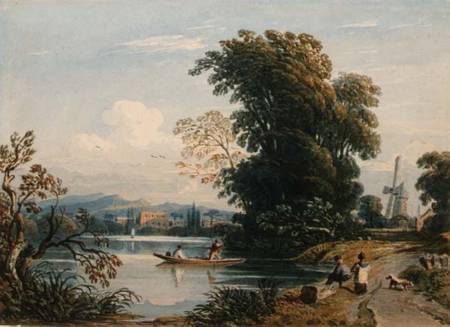 River Scene à John Varley