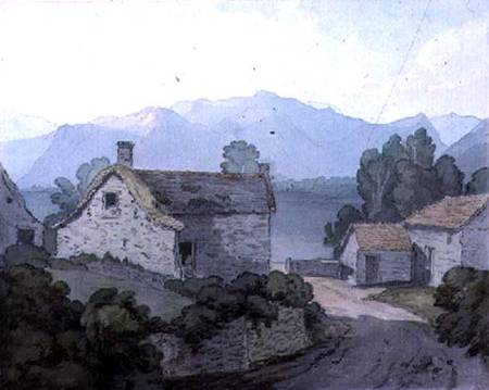 Lake Geneva - John White Abbott en reproduction imprimée ou copie peinte à  l\'huile sur toile