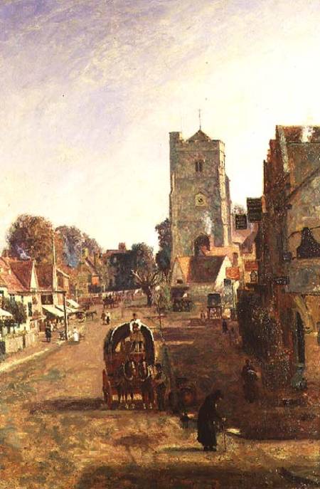 A View of Pinner à John William Buxton Knight