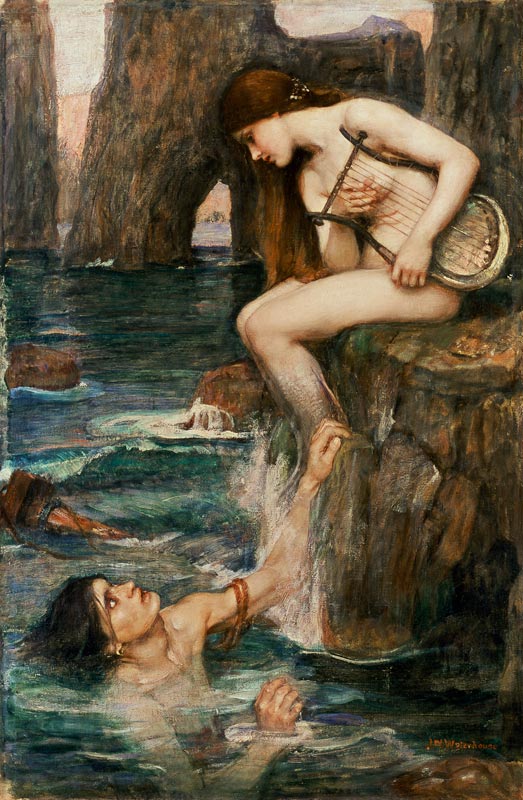 The Siren à John William Waterhouse