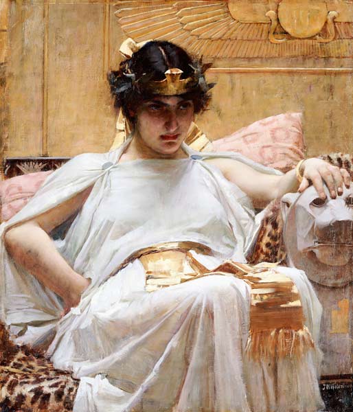 Cleopatra à John William Waterhouse