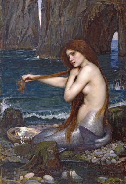 A Mermaid à John William Waterhouse