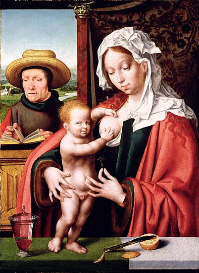 The Holy Family, c.1520 - Joos van Cleve