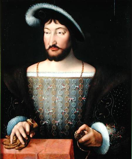 Francois I (1497-1547) à Joos van Cleve (alias van der Breke)