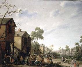 A Village Street Scene