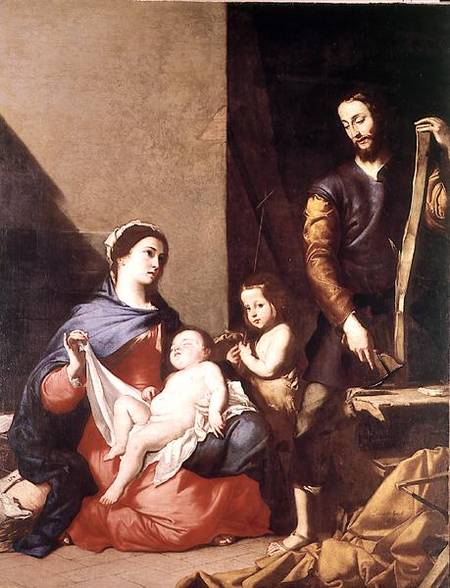 The Holy Family à José (ou Jusepe) de Ribera
