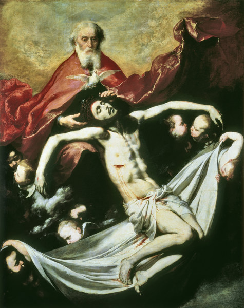 The Holy Trinity / Ribera à José (ou Jusepe) de Ribera