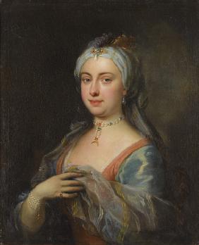 Portrait of Lady Mary Wortley Montagu (1689-1762)