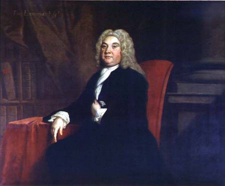 Portrait of Thomas Emerson (d.1745), a Governor of the Foundling Hospital à Joseph Highmore