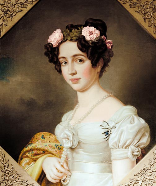 Princess Elisabeth as bride à Joseph Karl Stieler