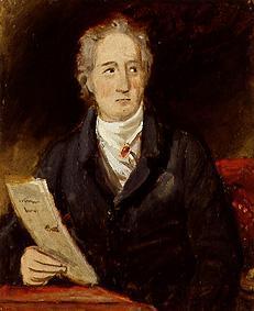 Portrait- croquis de Johann Wolfgang de Goethe