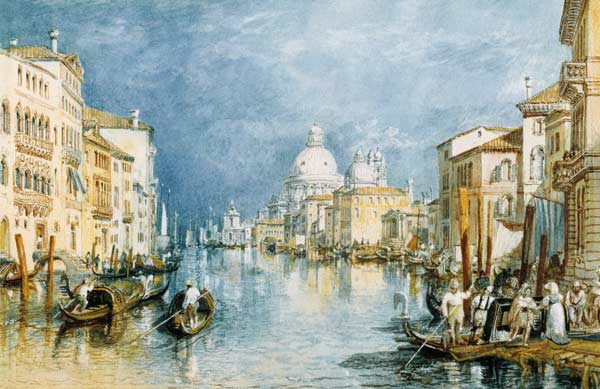 Venise, le grand Canal à William Turner