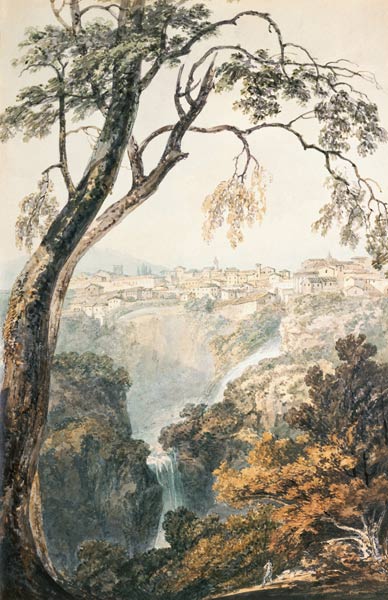 Falls of the Anio à William Turner