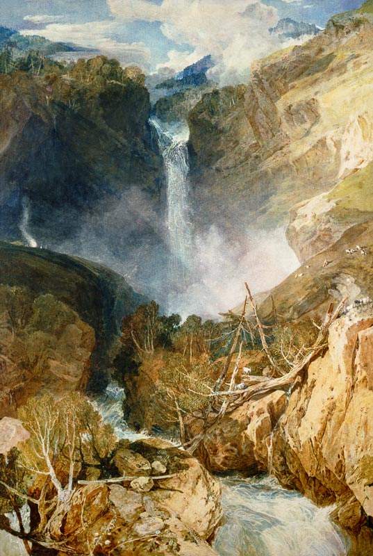 Les grandes chutes du Reichenbach à William Turner
