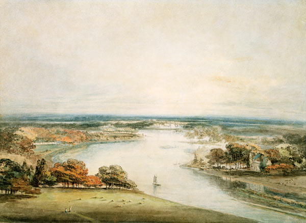 The Thames from Richmond à William Turner
