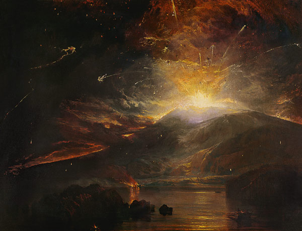 The Eruption of the Soufriere Mountains in the Island of St. Vincent à William Turner