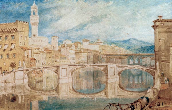 W.Turner, View of Florence from Ponte... à William Turner