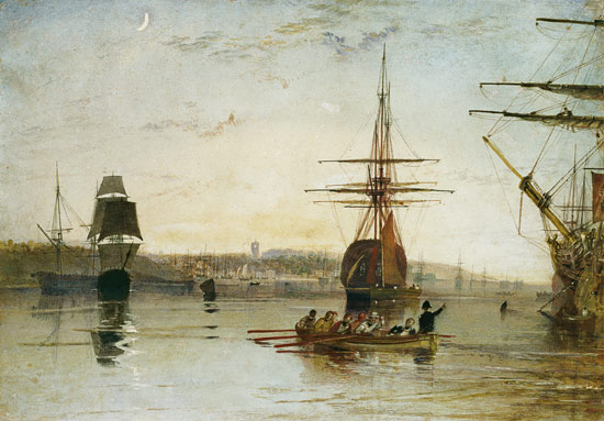 West Cowes (w/c and gouache) à William Turner