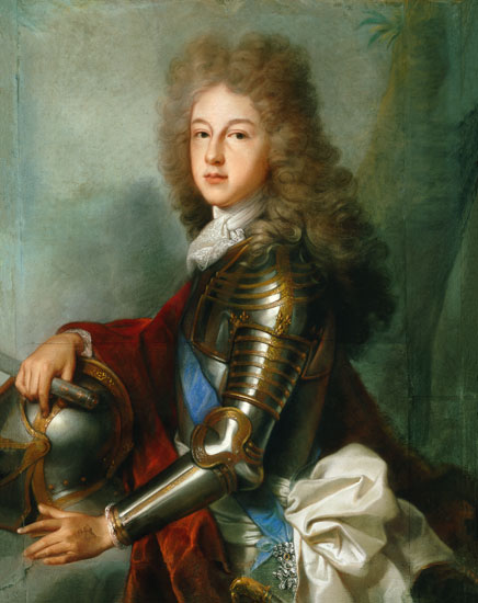 portrait du Philippe de France (depuis 1700 comme Philippe V. Roi d'Espagne) à Joseph Vivien