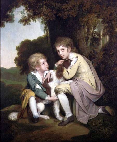 Thomas and Joseph Pickford as Children à Joseph Wright of Derby