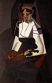 Femme avec la mandoline à Juan Gris