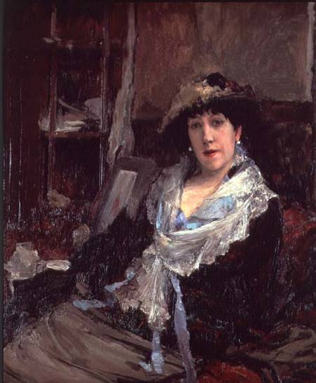 Portrait of Madame Jeanne Samary à Jules Bastien-Lepage
