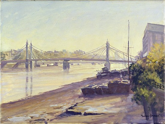 Albert Bridge (oil on canvas)  à Julian  Barrow