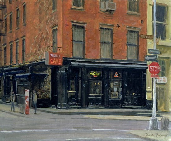 Fanelli''s Bar, New York, 1996 (oil on canvas)  à Julian  Barrow
