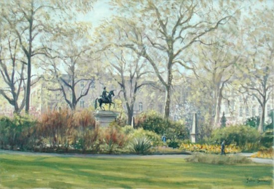 St. James''s Square (oil on canvas)  à Julian  Barrow