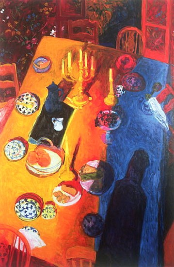 The Supper, 1996 (oil on canvas)  à Julie  Held