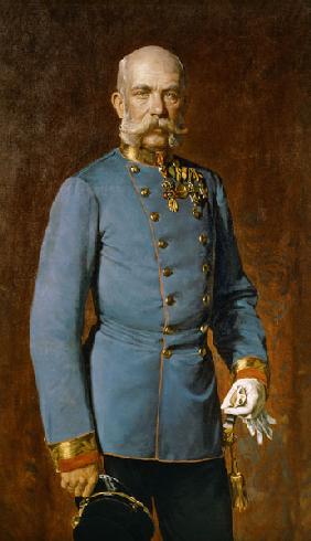 Empereur Franz Joseph d'Autriche dans l'uniforme.