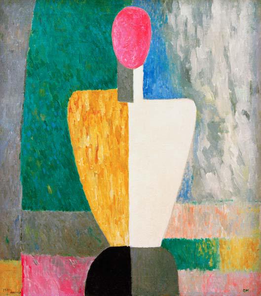 Malevich / Torse (Figure avec visage rose)