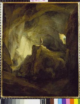 l'intérieur de la caverne d'ours à Welschenrohr
