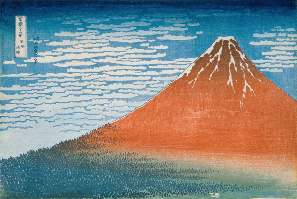 le Fuji avec un temps clair - de la série des 36 vues du Fujijama à Katsushika Hokusai