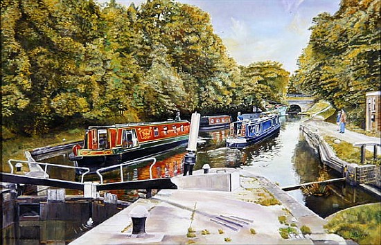 Knowle top lock, 2003 (oil on canvas)  à Kevin  Parrish