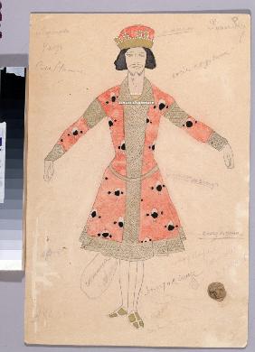 Costume design for the opera Ruslan and Lyudmila by M. Glinka