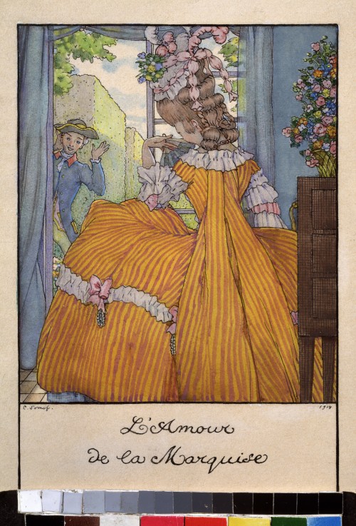 Illustration for book Le Livre de la Marquise à Konstantin Somow