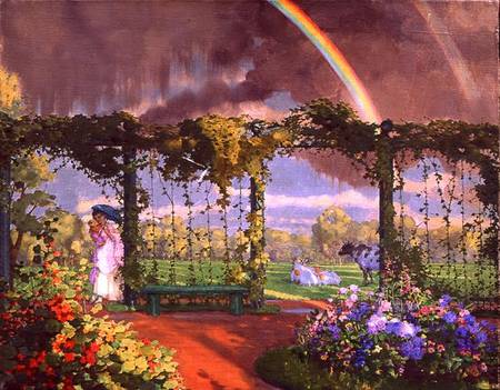 Landscape with a Rainbow à Konstantin Somow