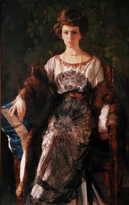 Portrait of Ewfimia Nosova à Konstantin Somow