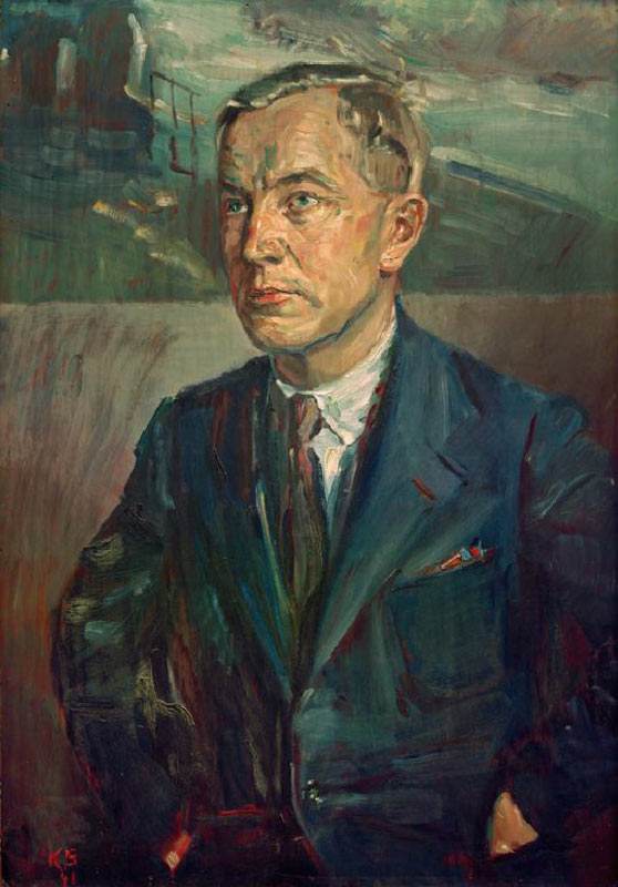 Portrait Alf Schultes à Kurt Schwitters