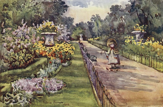 Spring in Regents Park à Lady Victoria Marjorie Harriet Manners