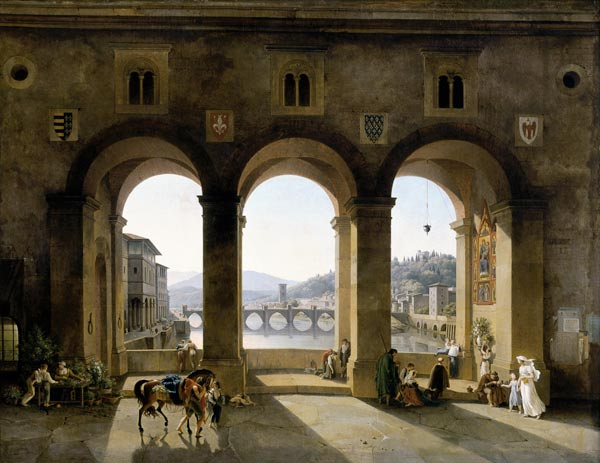 L.T.Turpin de Crisse / Ponte Vecchio à Lancelot Theodore Turpin de Crisse
