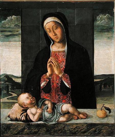 Virgin adoring the Child à Lazzaro Bastiani