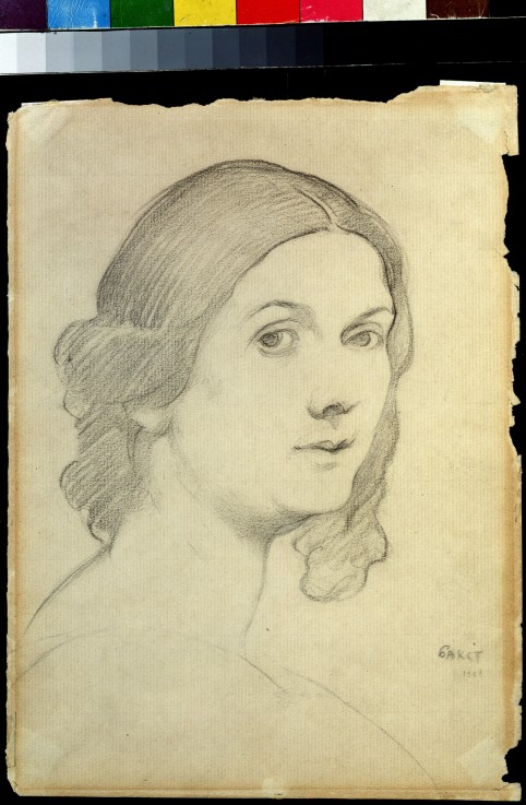 Portrait of the dancer Isadora Duncan (1877-1927) à Leon Nikolajewitsch Bakst