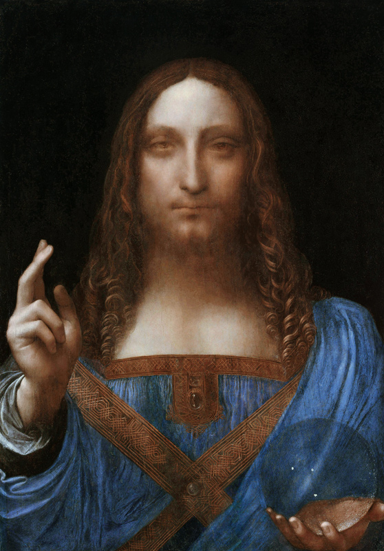 Christ Salvator Mundi à Léonard de Vinci